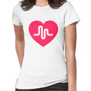 Musically musical.ly musicly heart Women's T-Shirt