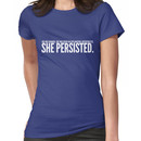 Nevertheless She Persisted (White) Women's T-Shirt