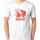 MayDay 2008: a celebration of work and family - Red print Unisex T-Shirt