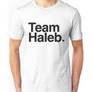 Team Haleb - black text Unisex T-Shirt