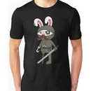 Ninja Pirate Moustache Bunny Unisex T-Shirt