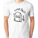 GG Allin Live Fast Die Tattoo (big version) Unisex T-Shirt