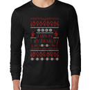 THIS IS MY DESIGN -  ugly christmas sweater  Long Sleeve