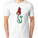 El Dia de Los Muertos Mermaid Unisex T-Shirt