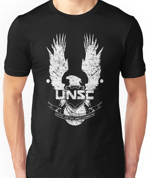 UNSC LOGO HALO 4 - GRUNT DISTRESSED LOOK Unisex T-Shirt