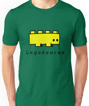 Legosaurus funny nerd geek geeky Unisex T-Shirt
