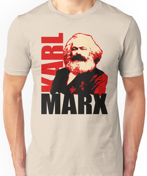 Communist Karl Marx Portrait Unisex T-Shirt