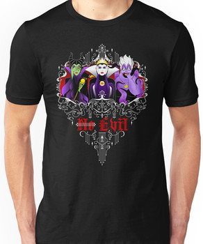 Three Wise Villains (Purple) Unisex T-Shirt