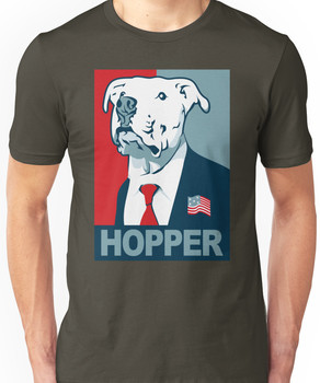Feel The Hopper (Red White and Hopper) Unisex T-Shirt