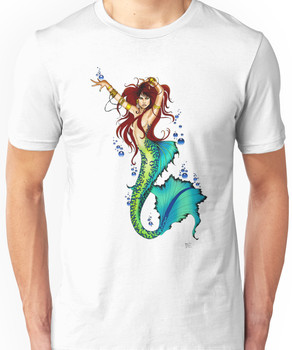 Mermaid Pin-up Unisex T-Shirt