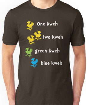 One Kweh Two Kweh Green Kweh Blue Kweh Unisex T-Shirt