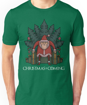 Santa Of Thrones - Christmas Is Coming Unisex T-Shirt