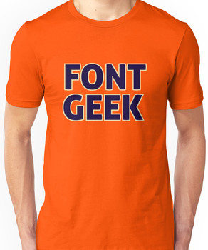 Font Geek Unisex T-Shirt