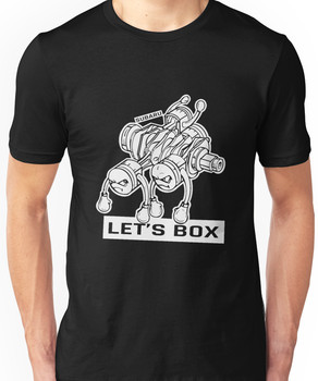 let's lets box funny geeks geek logo Unisex T-Shirt