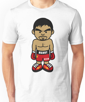 Angry Manny Pacquiao Cartoon by AiReal Apparel Unisex T-Shirt