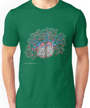 T-Shirt 49/85 (Relationships) by Gretchen Keelty Unisex T-Shirt