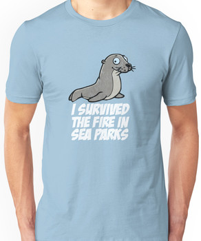 I survived the fire in Sea Parks Unisex T-Shirt