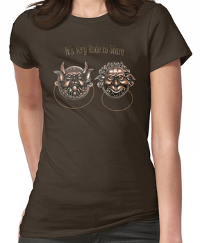 It's Very Rude to Stare Labyrinth Knockers Women's T-Shirt