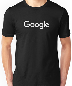New White Google Logo (September 2015) - Clear, High-Quality, Large Unisex T-Shirt