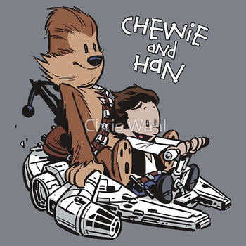 Chewie and Han Tee