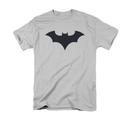 Batman New 52 Symbol Adult Silver T-Shirt from Warner Bros.