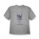 Batman Face With I'm Batman Heather Gray Youth T-Shirt from Warner Bros.