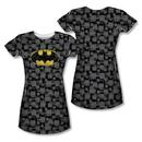 Batman Caped Crusader Repeat Juniors Sublimation Print T-Shirt from Warner Bros.