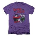Batman Grudge Match Adult Premium Deep Purple Heather T-Shirt from Warner Bros.