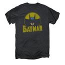 Batman In A Circle Adult Premium Smoke Heather T-Shirt from Warner Bros.