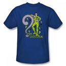 Riddler With Question Mark Adult Royal Blue T-Shirt from Warner Bros.