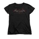 Arkham Knight Logo Women's Relaxed Black T-Shirt from Warner Bros.