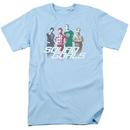 The Big Bang Theory Squad Goals Adult Sky Blue T-Shirt from Warner Bros.