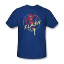 Flash Comics Adult Royal T-Shirt from Warner Bros.