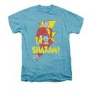Shazam! Transformations Adult Premium Sky Heather T-Shirt from Warner Bros.