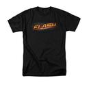 The Flash Tv Series Logo Adult Black T-Shirt from Warner Bros.