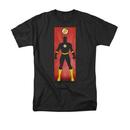 The Flash Block Adult Black T-Shirt from Warner Bros.