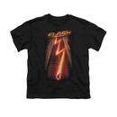 The Flash Tv Series Bolt Youth Black T-Shirt from Warner Bros.