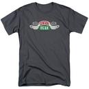 Friends Central Perk&Trade; Logo Adult Charcoal T-Shirt from Warner Bros.