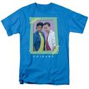 Friends 80'S Flashback Adult Turquoise T-Shirt from Warner Bros.