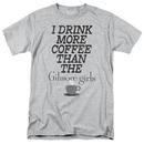 Gilmore Girls More Coffee Adult Heather Gray T-Shirt from Warner Bros.