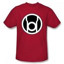 Red Lantern Energy Logo Adult Red T-Shirt from Warner Bros.