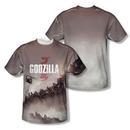 Godzilla Theatrical One Sheet Allover Print T-Shirt from Warner Bros.