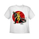 Godzilla Red Sun Logo Youth White T-Shirt from Warner Bros.
