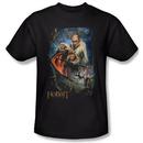 The Hobbit:  The Desolation Of Smaug Thranduil's Realm Adult Black T-Shirt from Warner Bros.