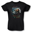 The Hobbit:  The Desolation Of Smaug Legolas Greenleaf&Trade; Women's Relaxed Fit Black T-Shirt from Warner Bros.