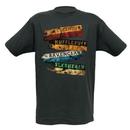 Harry Potter Burnt Banners Adult Charcoal Gray T-Shirt from Warner Bros.