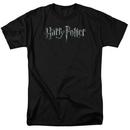 Harry Potter Logo Adult Black T-Shirt from Warner Bros.