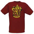 Gryffindor Crest Adult Red T-Shirt from Warner Bros.
