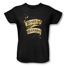 Mischief Managed Banner Women's Relaxed Fit Black T-Shirt from Warner Bros.