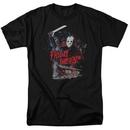 Friday The 13Th Cabin Adult Black T-Shirt from Warner Bros.